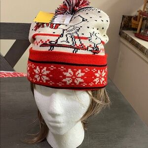 Peanuts Red and White Winter Beanie